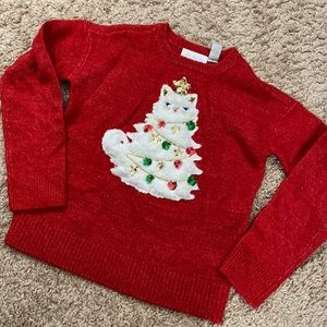 Girls holiday sweater (small) from Childrens Place